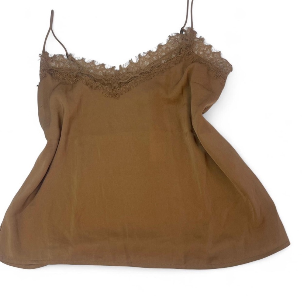 Banana Republic Tan Lace Detail Top